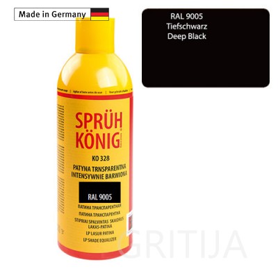 Spalvintas lakas RAL9005